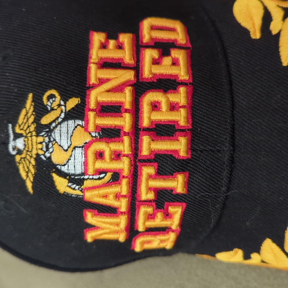 Marine Retired Embroidered Cap - Picture 2 of 7